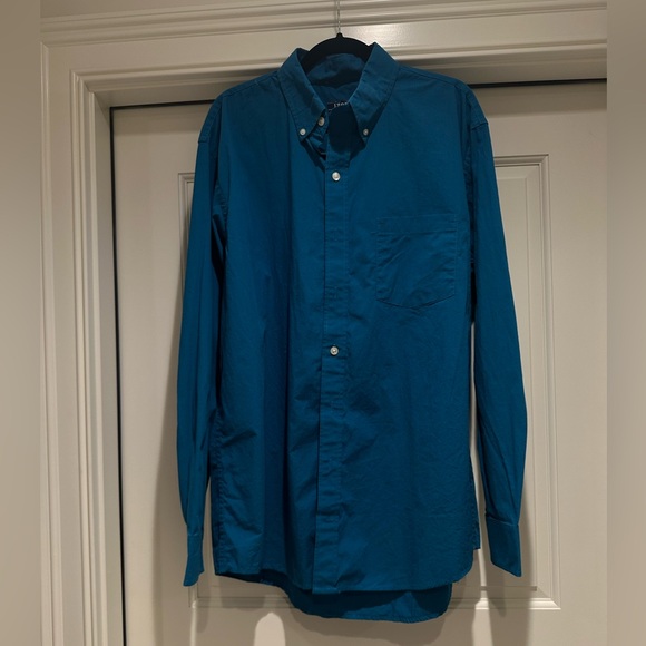 Izod Premium Essentials button down wrinkle free blue size XL TALL - Picture 2 of 6